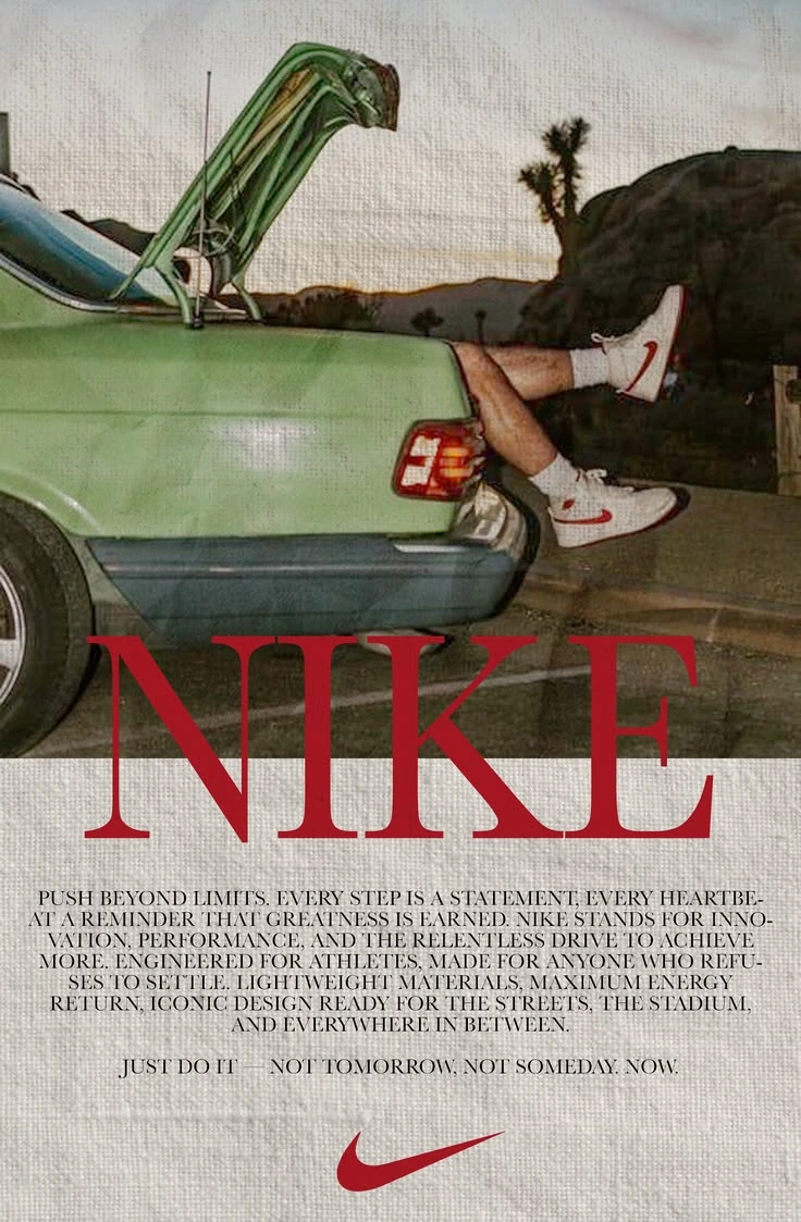 Nike Editorial — creative artwork